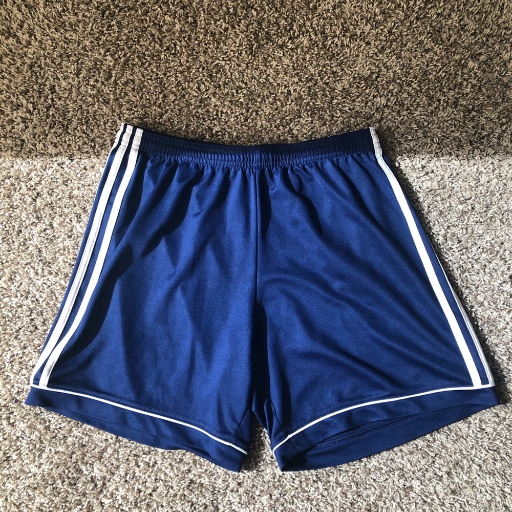 ADIDAS Blue w White Stripes Running